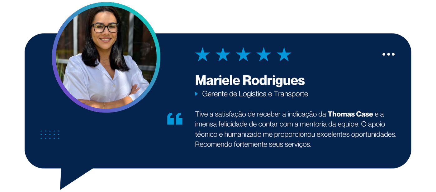 Segundo depoimento de cliente