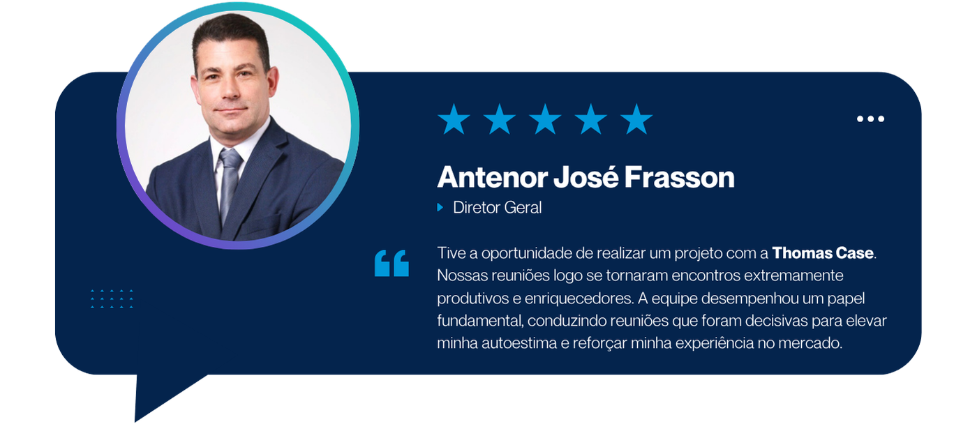 Terceiro depoimento de cliente
